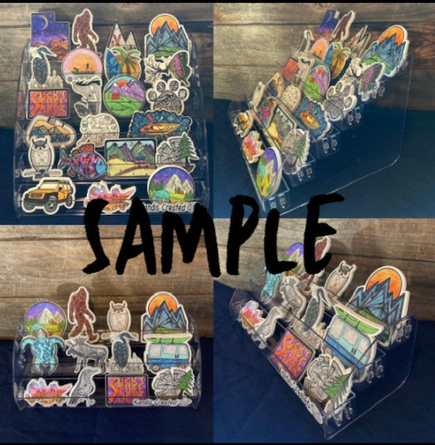 Semi-Custom Stickers Pack of 100 (Wholesale Price)