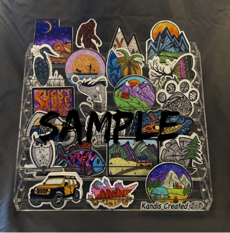 Semi-Custom Stickers (Wholesale Price)
